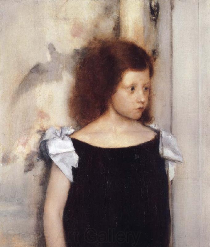 Fernand Khnopff Portrait of Gabrielle Braun Germany oil painting art